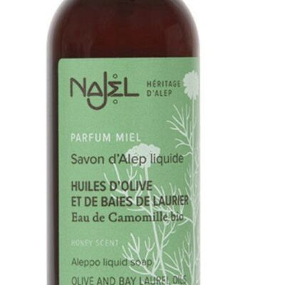 Savon d’Alep liquide miel 200ml