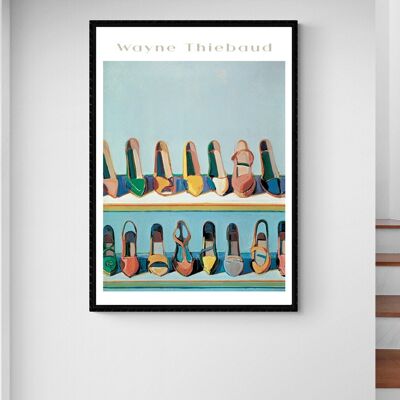 Lámina decorativa de Wayne Thiebaud "Zapatos"