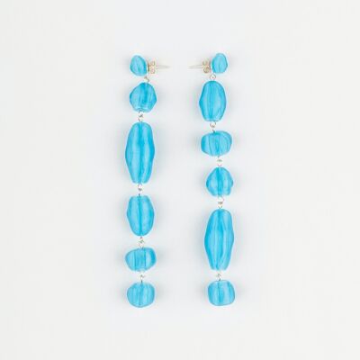 Blue LLORONA earrings