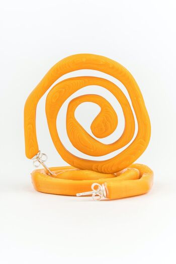 Boucles d'oreilles ALGA orange 1