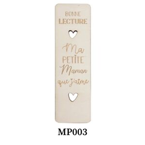 Marque-pages en bois "Ma petite… que j'aime"