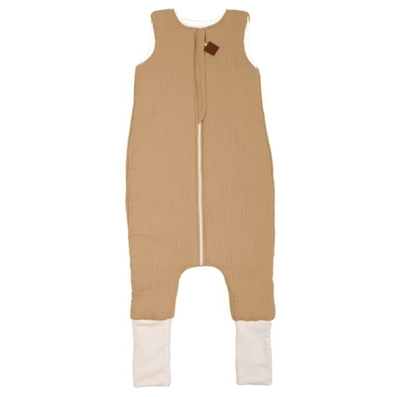 Sacco nanna neonato TOG 2 in doppia faccia in mussola BIO, 3-12 m Beige/Bianco