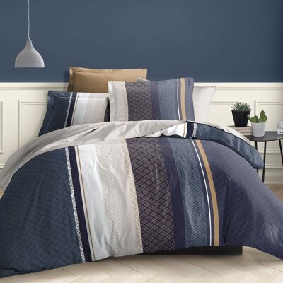 SONJA 4-PIECE DUVET COVER SET WITH FITTED SHEET IN 160X208