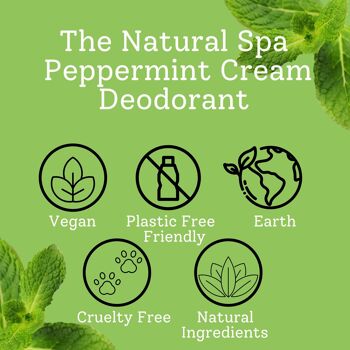 Baume déodorant Peppermint Cream - naturellement sans bicarb ni aluminium 4