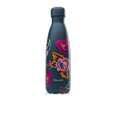 Bouteille Thermos Bouquet - Camélia Bleu Marine 500 ml