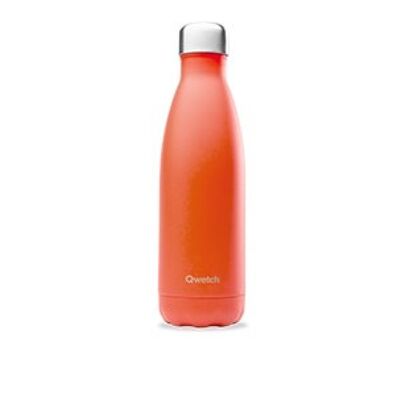 Bouteille isotherme mate - mandarine 500 ml