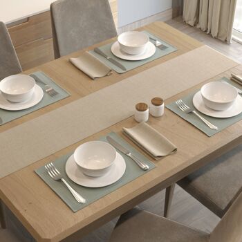 Chemin de Table Savannah Beige Gris 1