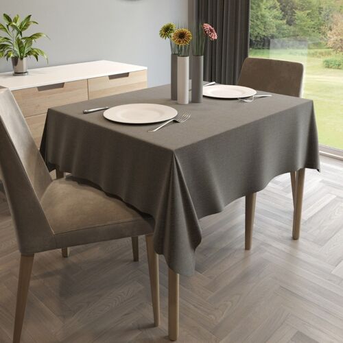 Savannah Charcoal Grey Tablecloths