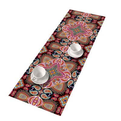 Polka Table Runner In Felt Bertoni 33 x 95 cm.