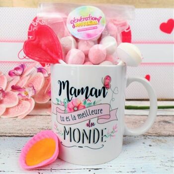 Mug gourmand Meilleure Maman du Monde - Cadeau maman 2
