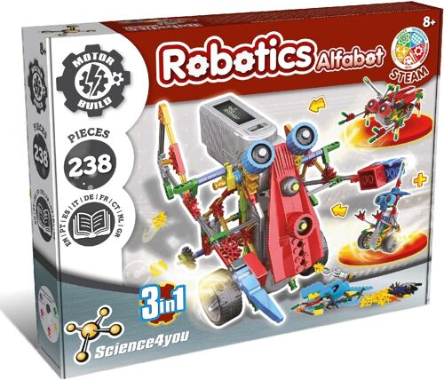 Robot Alfabot 3 in 1 - Building Toy for Kids