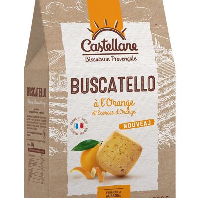 Biscotti Provenzali - BUSCATELLO ALL'ARANCIA E SCORZETTE D'ARANCIA