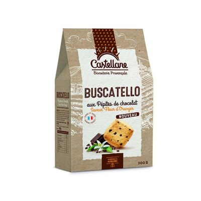 Biscuits from Provence - BUSCATELLO CHOCOLATE CHIPS ORANGE BLOSSOM FLAVOR