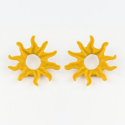 SOLEIL mustard earrings