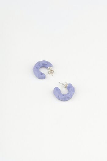 Boucles d'oreilles ALMADRABA lilas 2