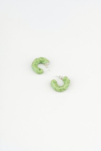 Boucles d'oreilles vertes ALMADRABA 2