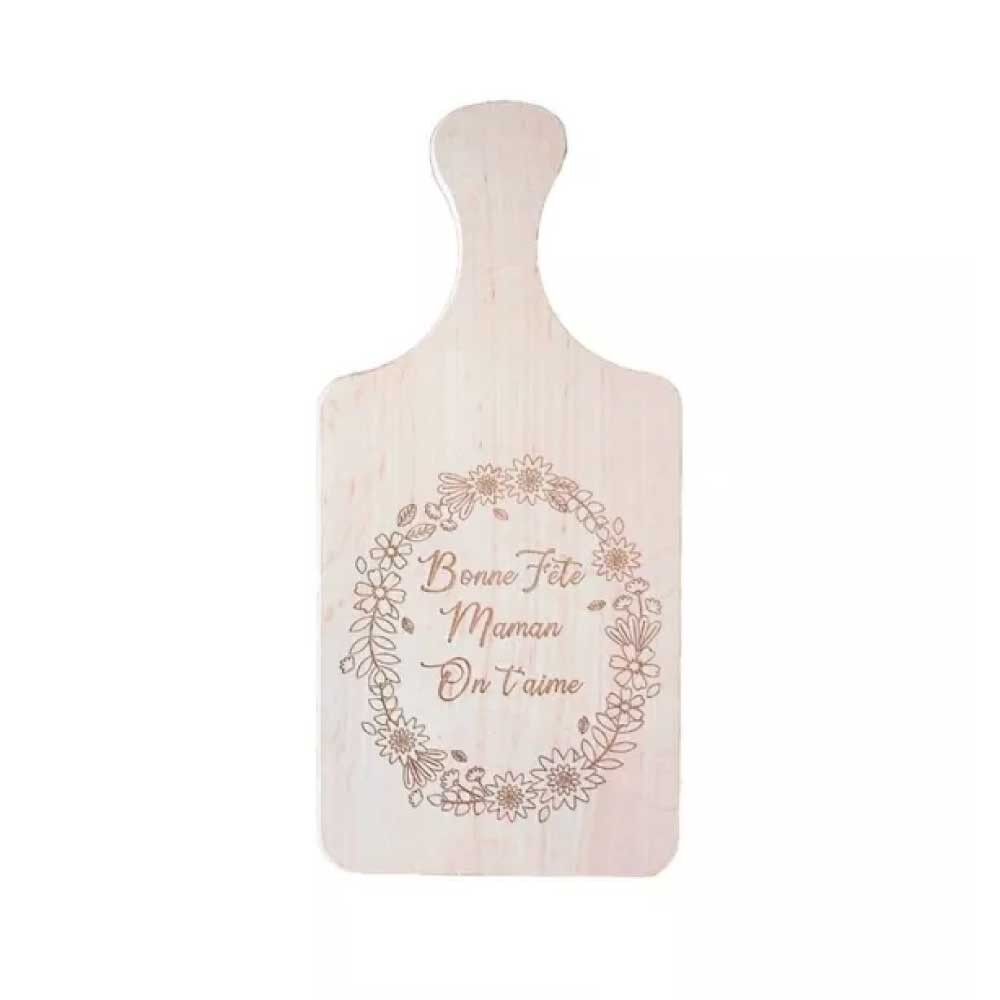 Aperitifbrett aus Holz „Happy Birthday … We love you“