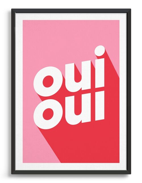 Oui Oui - A3 - Red