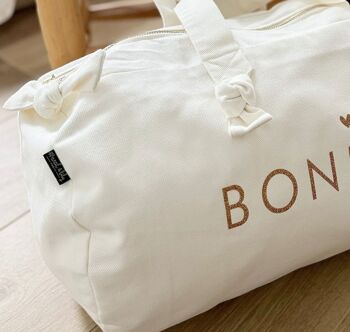 Sac Polochon blanc milk - Bonheur 3