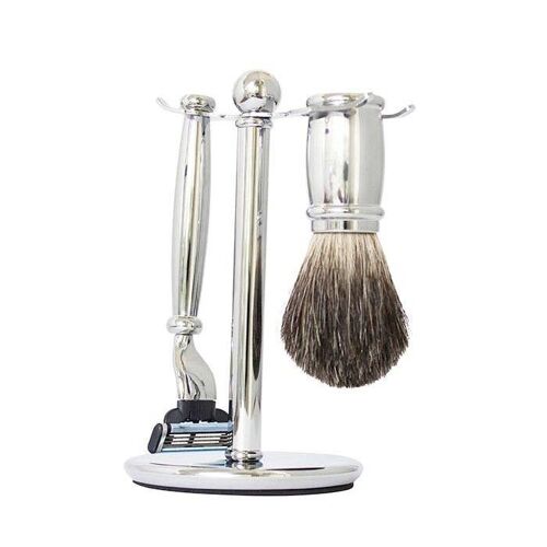 Chrome 17 Shave Set