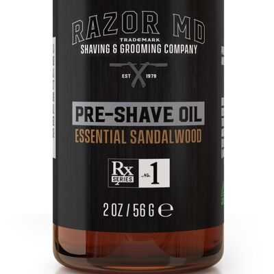 Ätherisches Sandelholz-Pre-Shave-Öl
