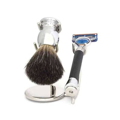 iGrip Black Shave Set