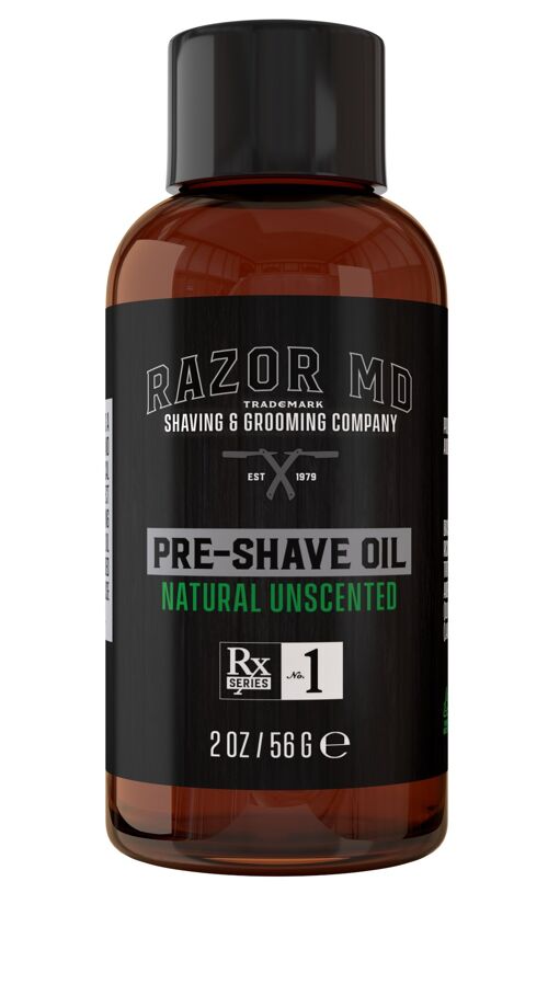 Natural Unscented Pre Shave Oil