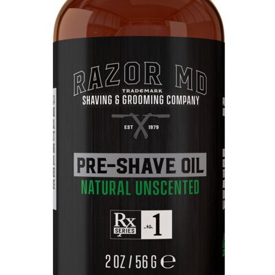 Natural Unscented Pre Shave Oil