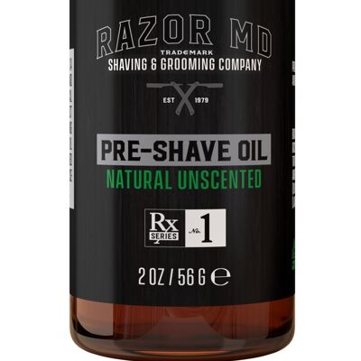 Natural Unscented Pre Shave Oil