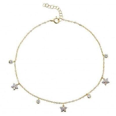 Fiorella Gold Anklet