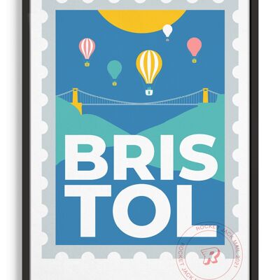 Timbro Bristol - A3 - Colori vivaci