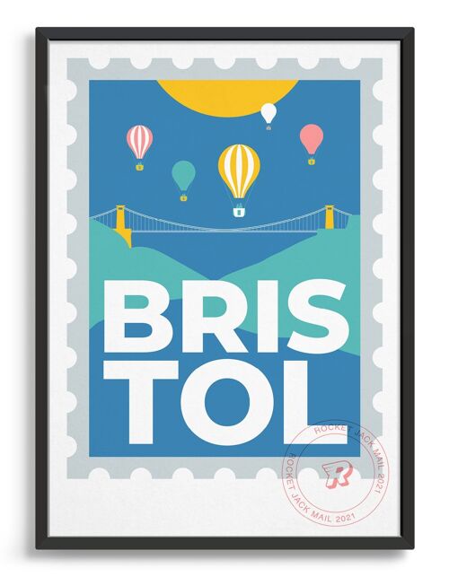 Bristol stamp - A5 mini - Bright Colours