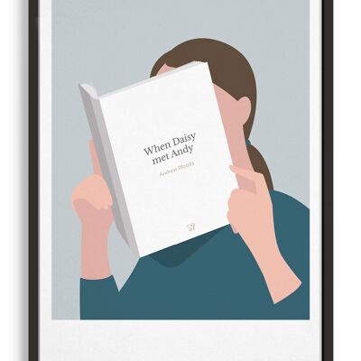 Head in a book - A5 - Simple