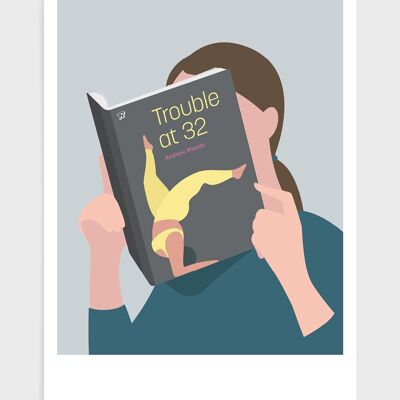 Head in a book - A5 - Yoga