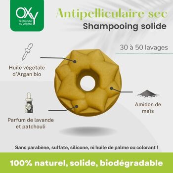 Shampoing solide antipelliculaire sec 3