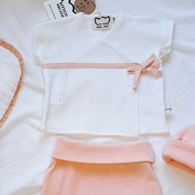 SUGAR Soft Pink Kimono Culotte Set