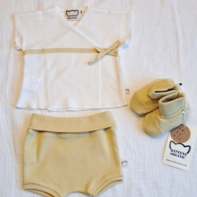 Kimono Culotte Set SUGAR Soft Yellow