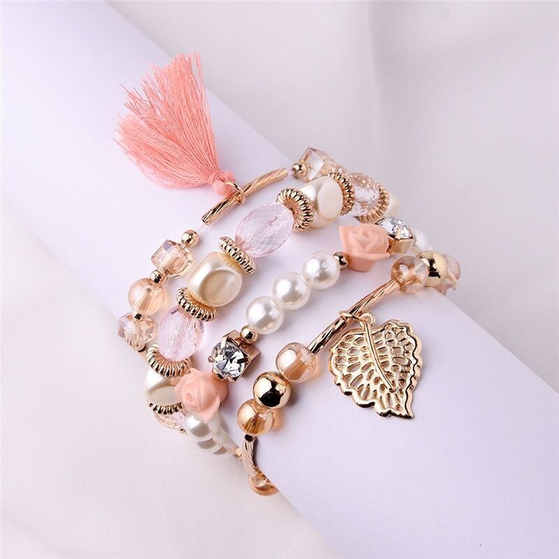 Nuovo bracciale multistrato da donna