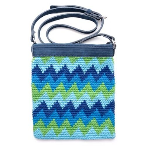 Satchel Crochet Agua