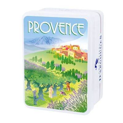 CAJA PROVENCE - CHOCOLATE CON LECHE FUNDIENDO AVELLANAS BITES 33% EN PAPILLOTES