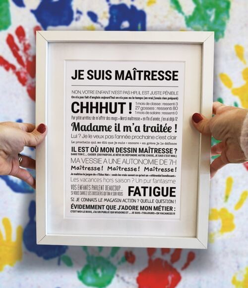 Affiche JE SUIS MAÎTRESSE