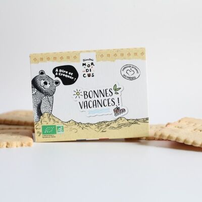Galletas de mensaje ORGÁNICAS - felices fiestas