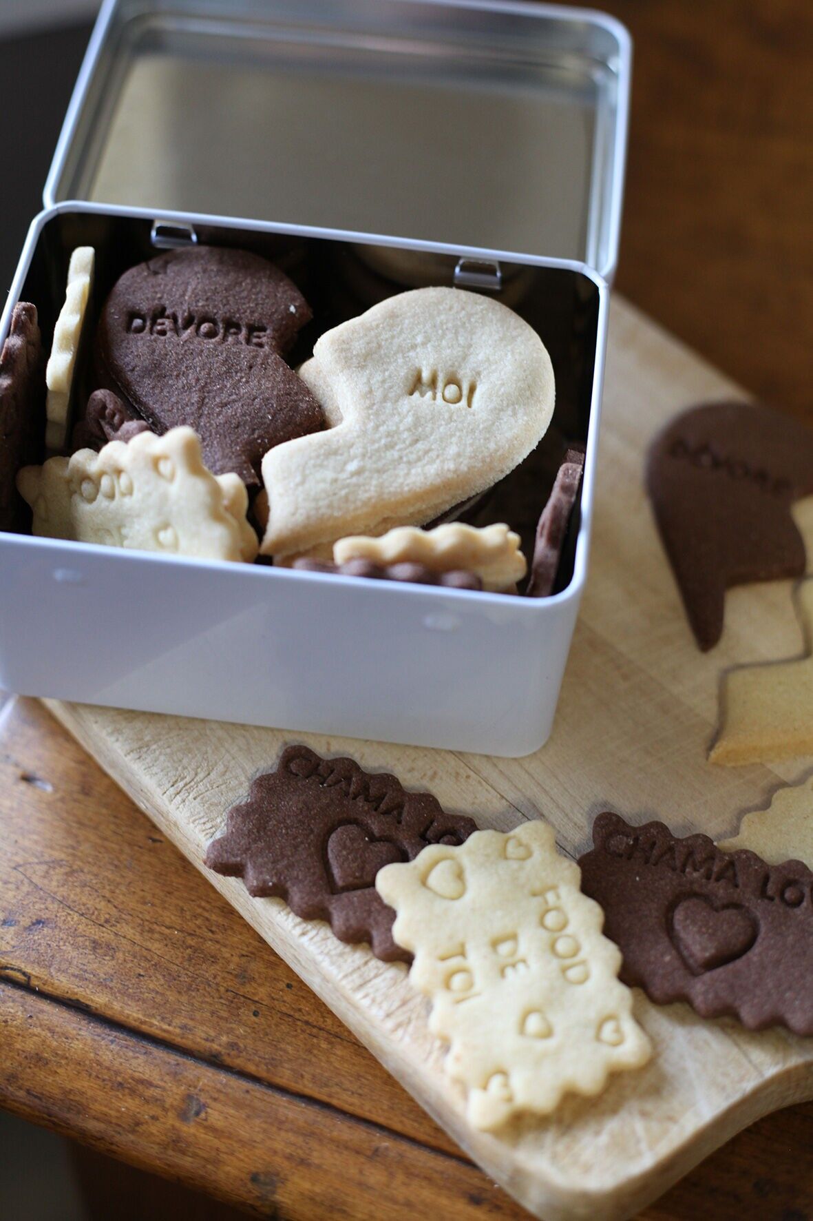 Organic message cookies - Chamalove