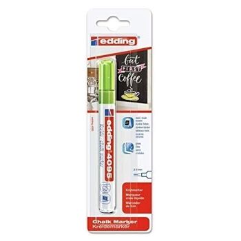 Edding 4095 Marqueur craie liquide - Boite de 10 blisters de 1 - Pointe ogive 2-3 mm - Marqueur craie liquide pour confectionner, décorer et écrire de manière non permanente sur les fenêtres, les tableaux noirs, le verre, le plexiglas® et les miroirs 2