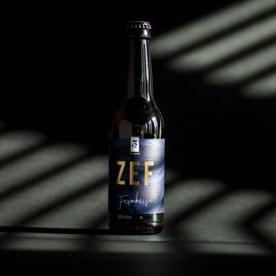 ZEF Frambuesa - Cerveza blanca con frambuesa - 33 cl