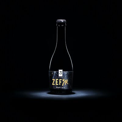 ZEF Black I.P.A - Black India Pale Ale - Cerveza Black IPA - 33 cl