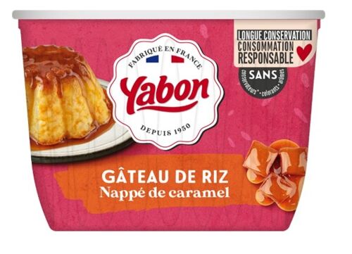 GATEAU DE RIZ NAPPAGE CARAMEL POT GOURMAND