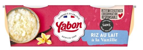 MON RIZ AU LAIT YABON 2X120G