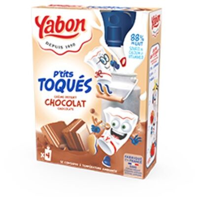 GOURDES AU CHOCOLAT 4X80G P'TITS TOQUES  YABON