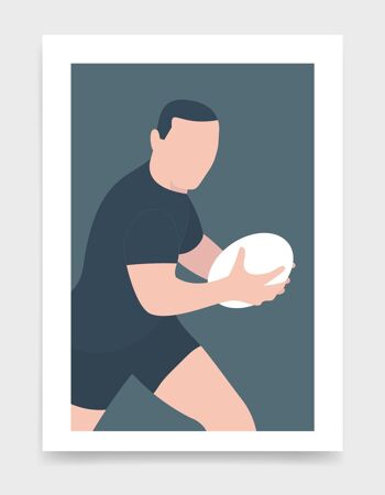 Rugby homme - A2 - Bleu Foncé 1